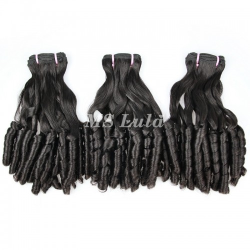 Double Drawn Rose Curly Virgin Human Hair Bundles With 4x4 Lace Closure | Human Hair Wig | Lace Front